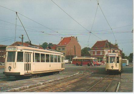 Postal E02796: Grimbergen destó. Motrices/rijtuigen type "N" 10.463 et 10,467