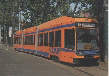 Postal E02771: MTC #58- Leipzig, Germany (LVB), this bran-new NGT8 Articulated