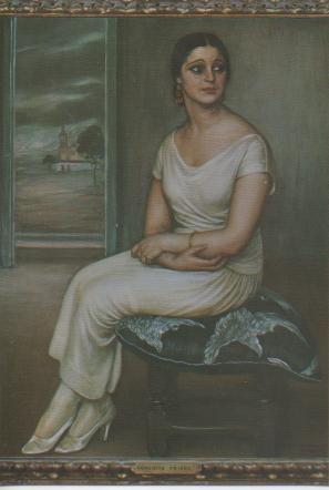 Postal E02663: Conchita Triana, J. Romero de Torres, Museo Romero de Torres, Córdoba
