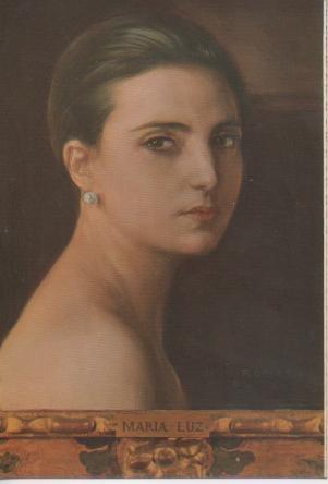 Postal E02664: Maria Luz, J. Romero de Torres, Museo Romero de Torres, Córdoba