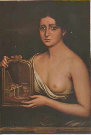 Postal E02667: Contrariedad, J. Romero de Torres, Museo Romero de Torres, Córdoba