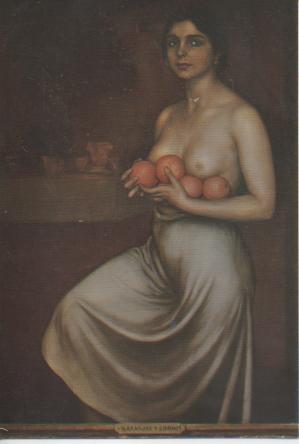 Postal E02668: Naranjas y Limones, J. Romero de Torres, Museo Romero de Torres, Córdoba