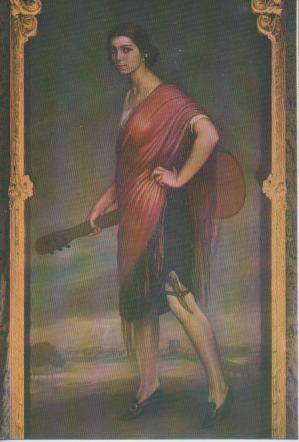 Postal E02670: La Copla, J. Romero de Torres, Museo Romero de Torres