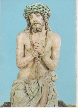Postal E02695: Ecce Homo (En Terracota, siglo XVI, Hnos Garcia, La Cartuja, Granada