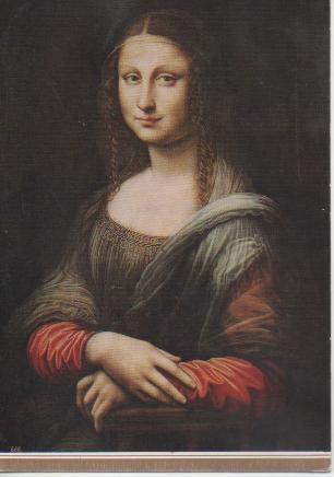 Postal E02720: Interpretación de "La Gioconda", Autor desconocido, Museo del Prado