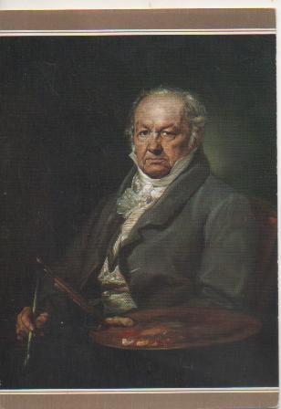 Postal E02721: Retrato de Goya, Vicente Lopez, Museo del Prado