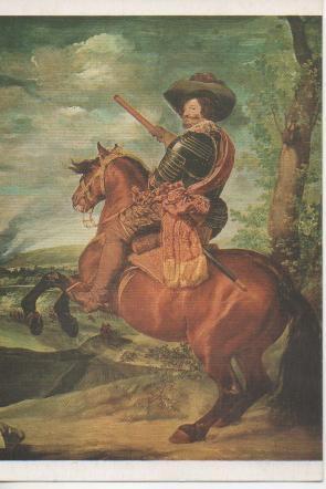 Postal E02714: Conde Duque de Olivares, Velazquez, Museo del Prado
