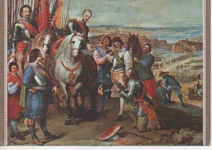 Postal E02703: La Rendición de Juliers, Jusepe Leonardo, Museo del Prado