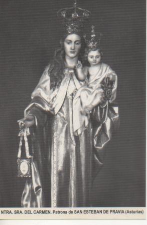 Postal E03088: Ntra. Sra. Del Carmen. Patrona de San Esteban de Pravia (Asturias)