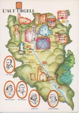 Postal E03472: Comarca  L'Alt Urgell