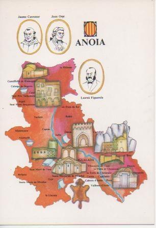 Postal E03471: Comarca   Anoia