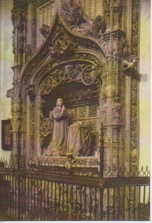 Postal E03466: Sepulcro del Infante Don Alfonso- Cartuja de Miraflores, Burgos