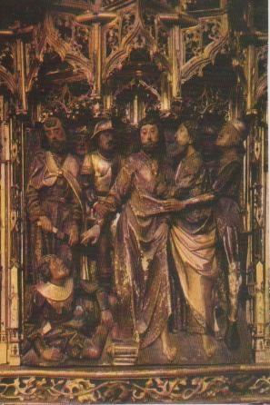Postal E03464: El Prendimiento. (Detalle del Retablo)- Cartuja de miraflores, Burgos