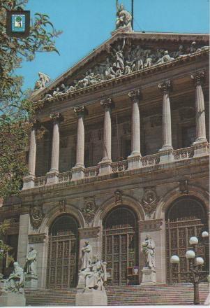 Postal E03459: Edificio de Bibliotecas y Museos, Madrid