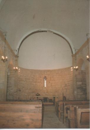 Postal E03445: Interior de l'Església parroquial de Sant Vicent-Albarca, Priorat