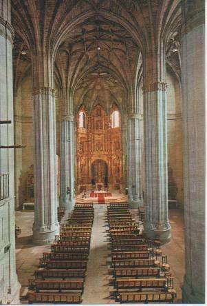 Postal E03449: Interior de la Parroquia de Santo Tomas, Haro