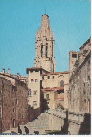 Postal E03499: Ex-Colegiata de San Felíx, Gerona