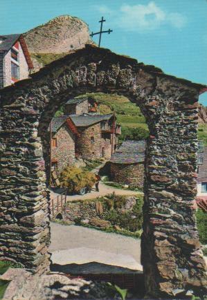 Postal E03510: Vista parcial- Canillo, Valls D'Andorra
