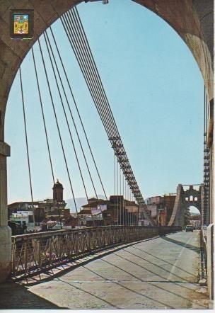 Postal E03511: Puente vertical sobre el Río-Amposta,Tarragona
