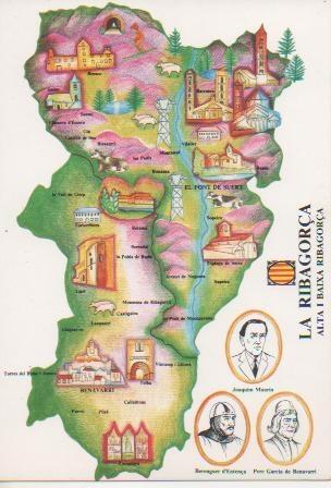 Postal E03480: Comarca La Ribagorça