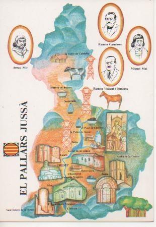 Postal E03482: Comarca El Pallars Jussà