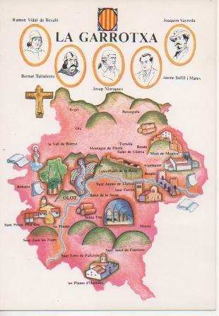 Postal E03486: Comarca La Garrotxa
