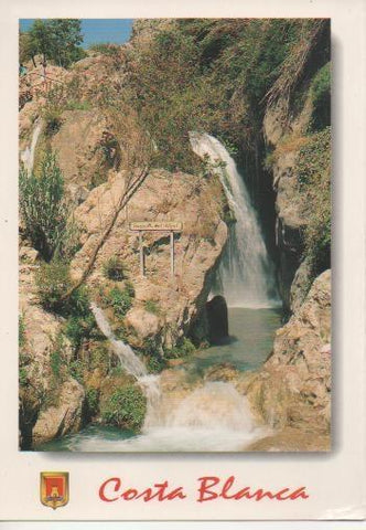 Postal E03443: Cascada del Algar, Costa Blanca