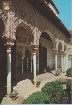 Postal E03399: Patio de la Acequia-Generalife, Granada