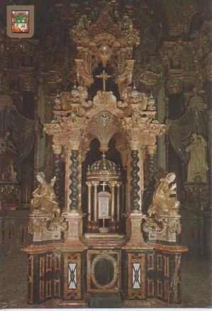 Postal E03397: Sagrario del Sancta Sanctorum-la Cartuja, Granada