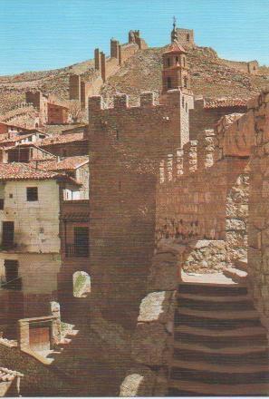 Postal E03391: Monumento nacional Torreon y Muralla-Albarracin, Teruel