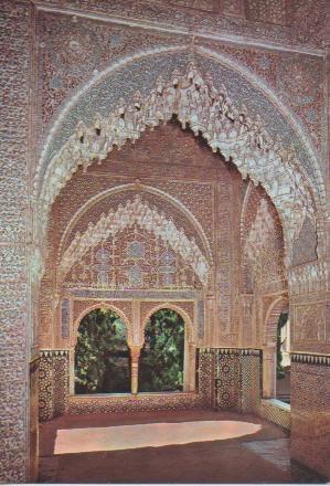 Postal E03375: Mirador de Daroxa-Alhambra, Granada