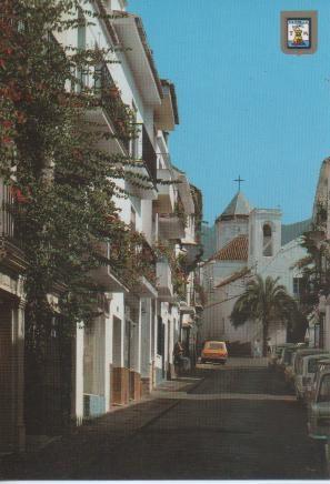 Postal E03377: Calle tipica de andaluza, Marbella