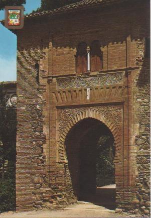 Postal E03380: Puerta del Vino-Alhmbra, Granada