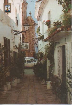 Postal E03381: Calle tipica Marbella