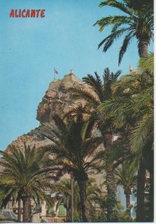 Postal E03408: Castillo de S.Barbara y Cabeza del Moro, Alicante