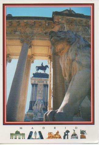 Postal E03432: Estanque del Retiro, Madrid