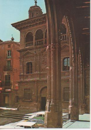 Postal E03412: Palacio Municipal-Alcañiz, Teruel