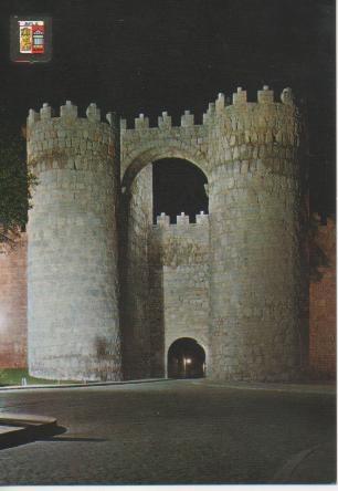 Postal E03414: Puerta de San Vicente, Avila