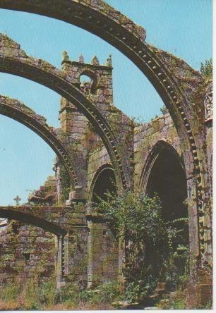 Postal E03418: Ruinas de Sta. Marina de Dozo, S.XV, Cambados
