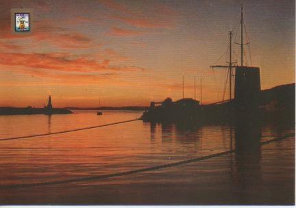 Postal E03617: Atardecer en Puerto Banús, Marbella