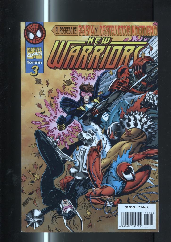 The New Warriors volumen 3 numero 03: Rabia y destructor nocturno