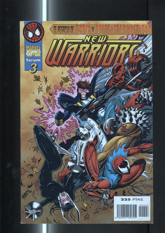 The New Warriors volumen 3 numero 03: Rabia y destructor nocturno