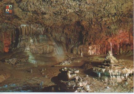 Postal E03590: Cueva dels Hams,Porto cristo-Manacor, Mallorca
