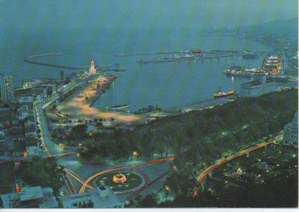 Postal E03593: Vista general del Puerto, Málaga