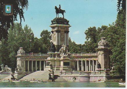 Postal E03639: Parque del Retiro, Madrid