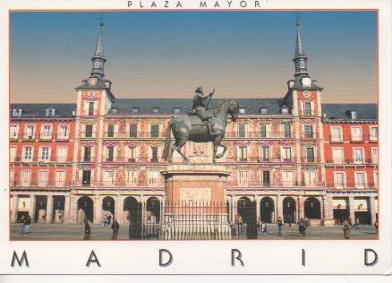 Postal E03647: Plaza Mayor, Madrid