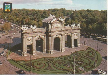 Postal E03628: Puerta de Alcalá, Madrid