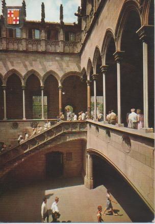 Postal E03519: Palacio de la Diputación , Barrio Gotico, Barcelona