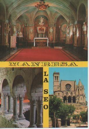 Postal E03522: La Seo, Manresa