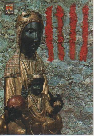Postal E03525: La Verge de Montserrat, Montserrat